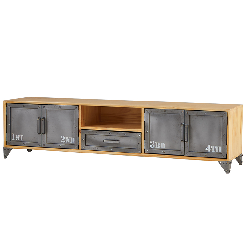 ТВ-тумба Loft Metal and Wood Quadruple ТВ-тумба Loft Metal and Wood Quadruple в Брянске | Loft Concept