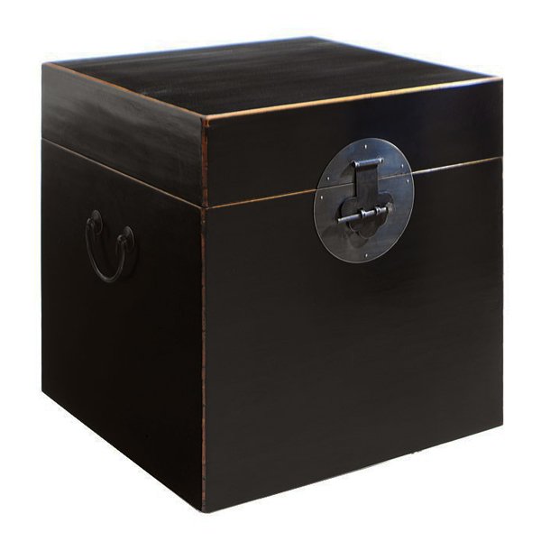 Сундук Beijing Cube Chest Andrew Martin Черный в Брянске | Loft Concept 