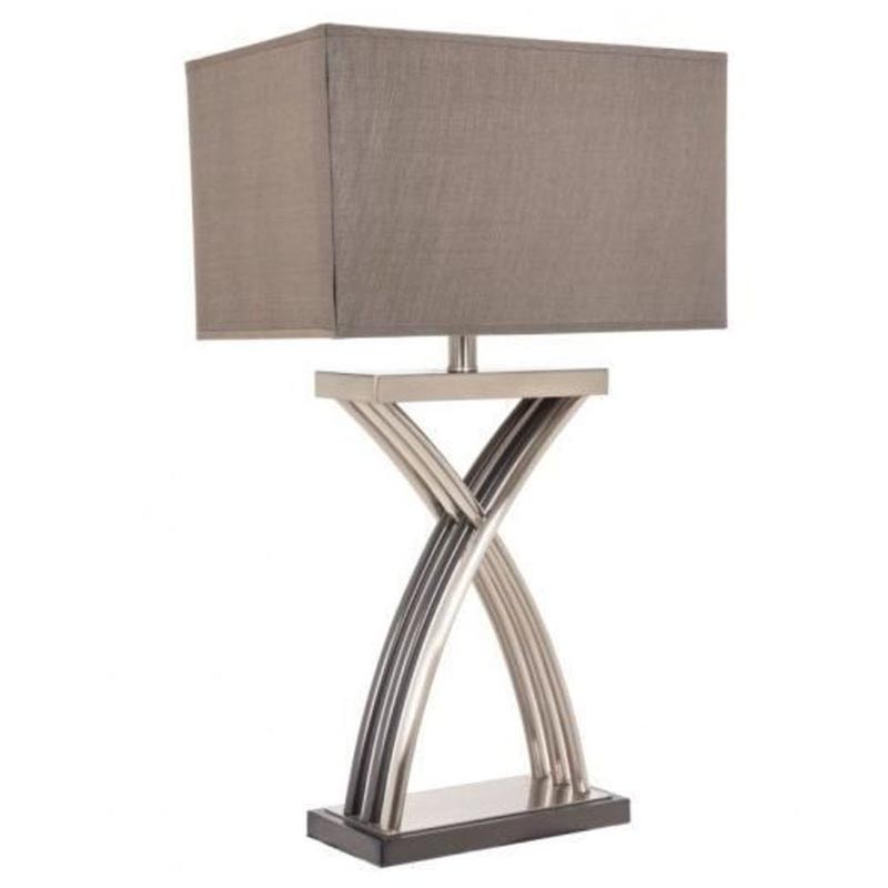 Настольная лампа Harriet Table Lamp Серебряный Настольная лампа Harriet Table Lamp Серебряный в Брянске | Loft Concept