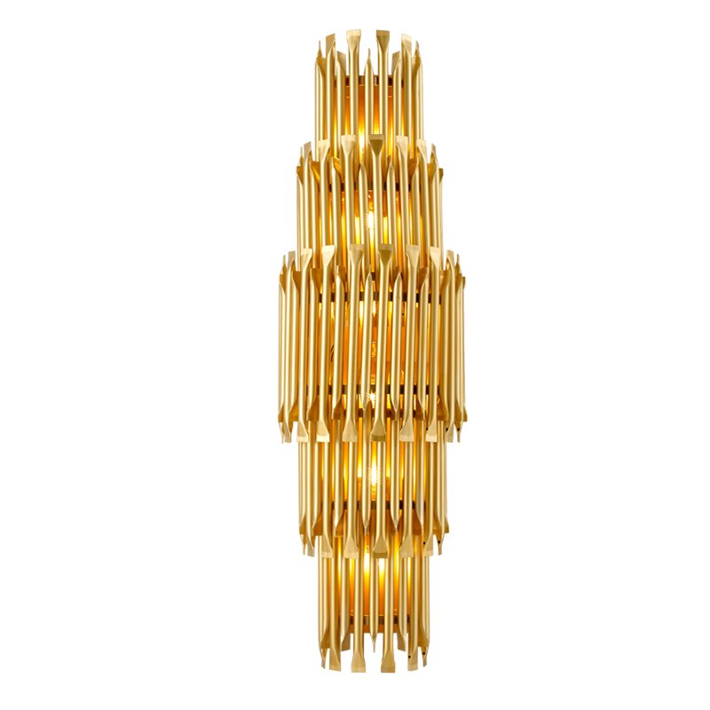 Бра MATHENY V WALL LAMP by DELIGHTFULL Gold Глянцевое золото матовое золото Бра MATHENY V WALL LAMP by DELIGHTFULL Gold Глянцевое золото матовое золото в Брянске | Loft Concept
