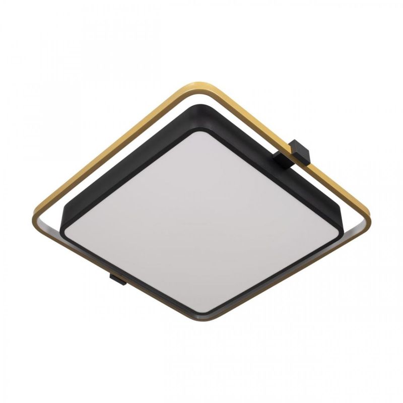 Потолочный светильник Gold Square Saturn Черный Золотой Потолочный светильник Gold Square Saturn Черный Золотой в Брянске | Loft Concept