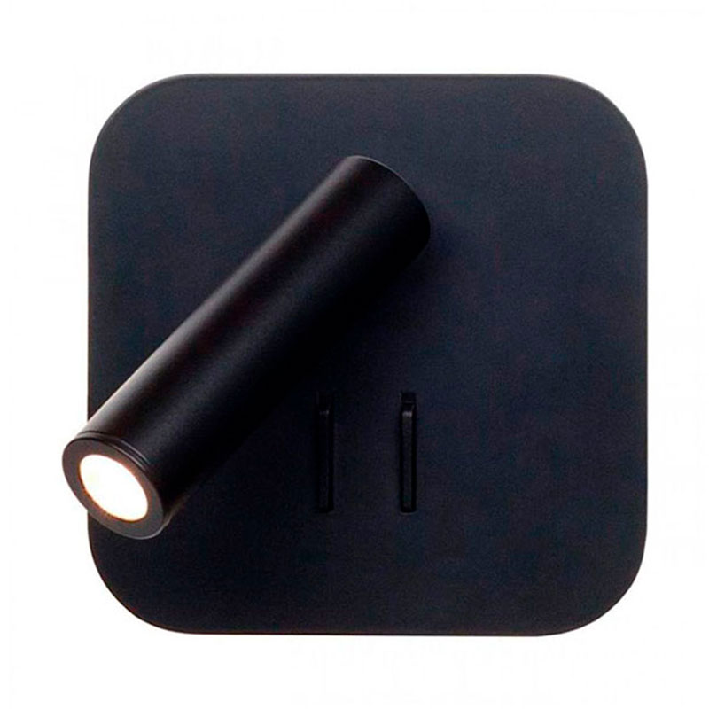 Бра Chelsom WALL LED DOCK Black Square Черный Бра Chelsom WALL LED DOCK Black Square Черный в Брянске | Loft Concept