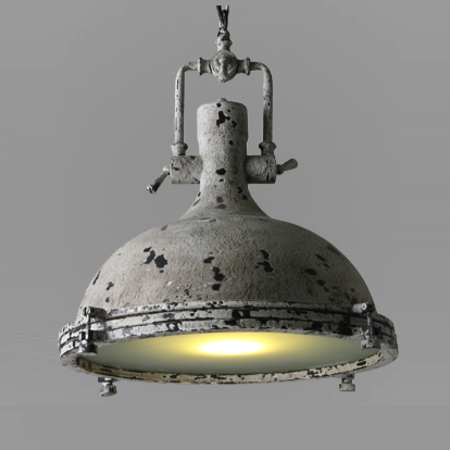 Светильник Gray Industrial Pendant Light Postapokalipsis Светильник Gray Industrial Pendant Light Postapokalipsis в Брянске | Loft Concept