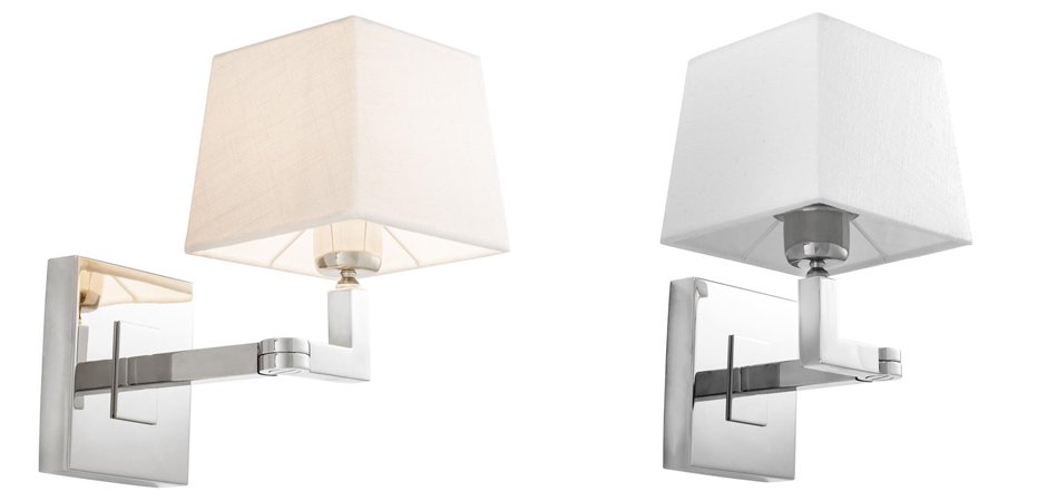 Бра Eichholtz Wall Lamp Cambell Nickel Бра Eichholtz Wall Lamp Cambell Nickel - Loft-Concept в Брянске