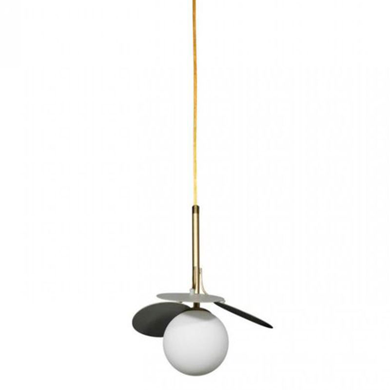 Подвесной светильник MATISSE Pendant One Grey Серый Золотой Белый Подвесной светильник MATISSE Pendant One Grey Серый Золотой Белый в Брянске | Loft Concept