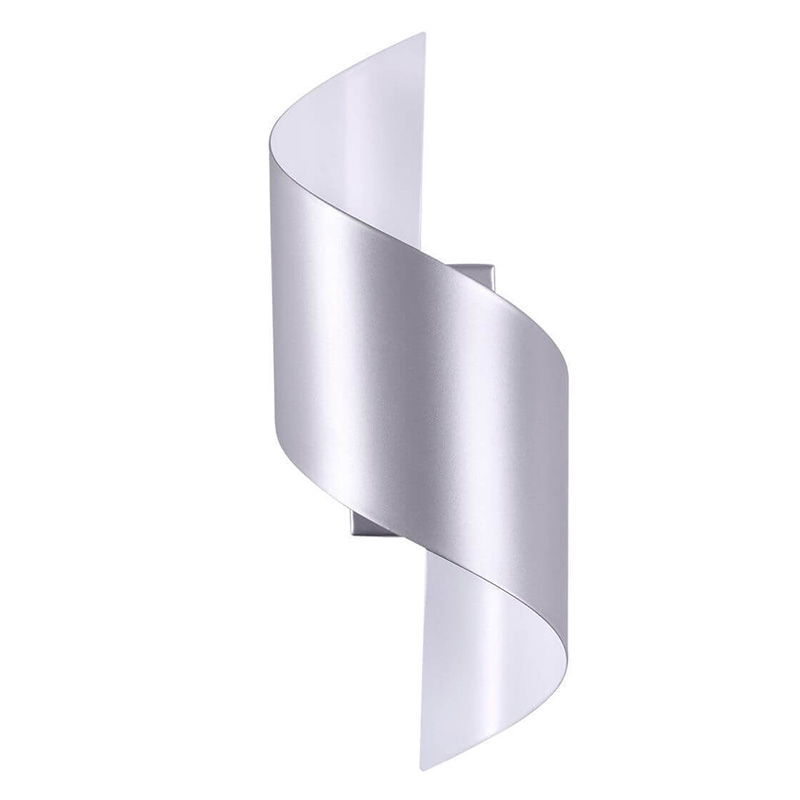 Бра Silver Locken Wall Lamp Серебряный Бра Silver Locken Wall Lamp Серебряный в Брянске | Loft Concept
