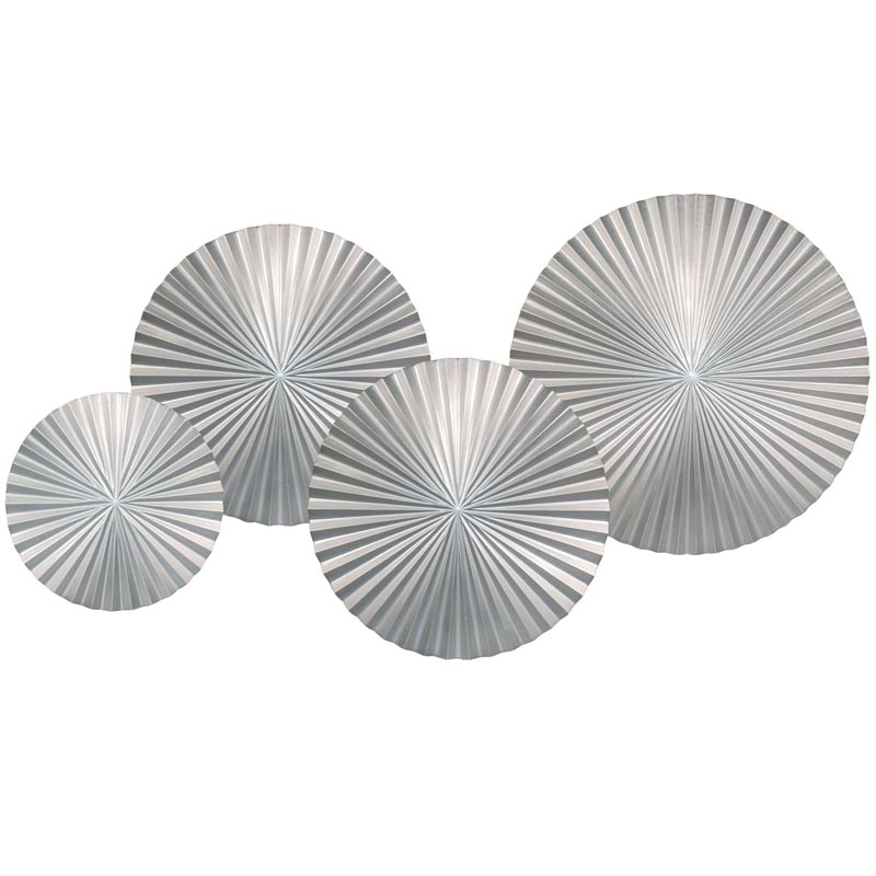 Арт-объект Apollo Silver Wall Plaque Disc 4 Серебряный Арт-объект Apollo Silver Wall Plaque Disc 4 Серебряный в Брянске | Loft Concept