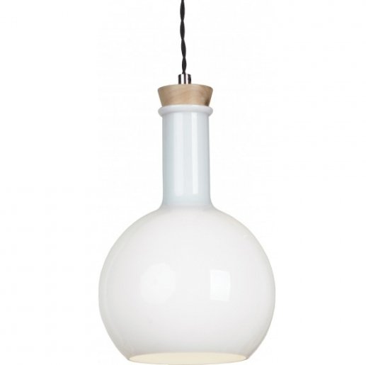 Подвесной светильник Glass Bottle Light 3 Белый Подвесной светильник Glass Bottle Light 3 Белый в Брянске | Loft Concept