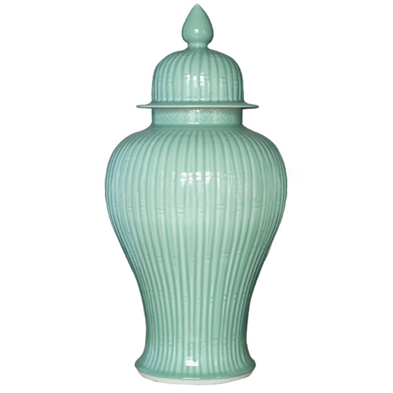 Ваза с крышкой Fresh Mint Vase Бирюзовый Ваза с крышкой Fresh Mint Vase Бирюзовый в Брянске | Loft Concept