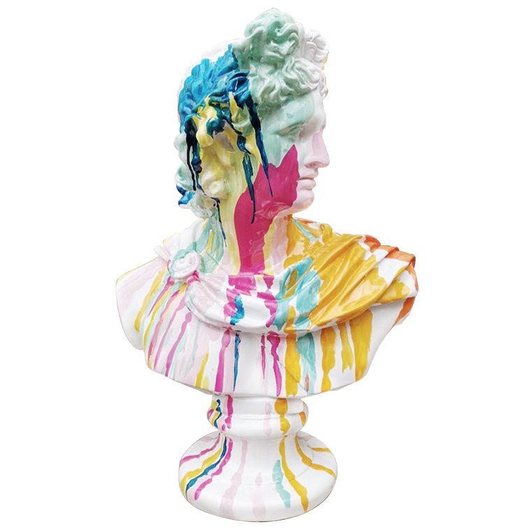 Статуэтка Bust Bright Spots Мульти Белый Статуэтка Bust Bright Spots Мульти Белый в Брянске | Loft Concept