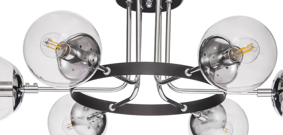 Потолочный светильник Transparent Balls Loft Ceiling Потолочный светильник Transparent Balls Loft Ceiling - Loft-Concept в Брянске
