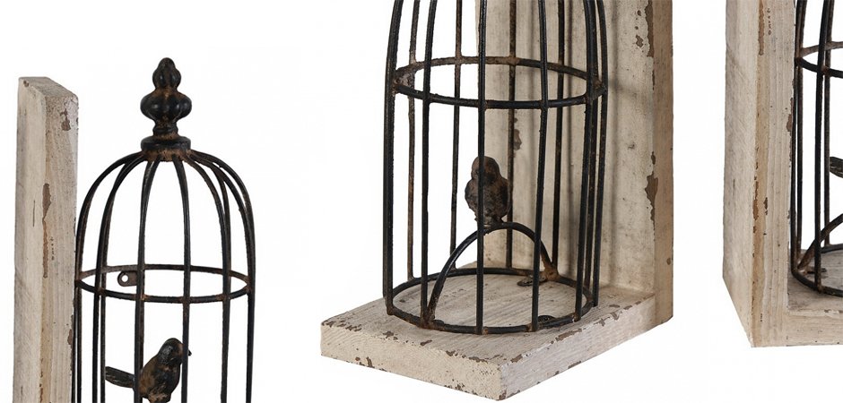 Держатель для книг Birds In Cage Держатель для книг Birds In Cage - Loft-Concept в Брянске