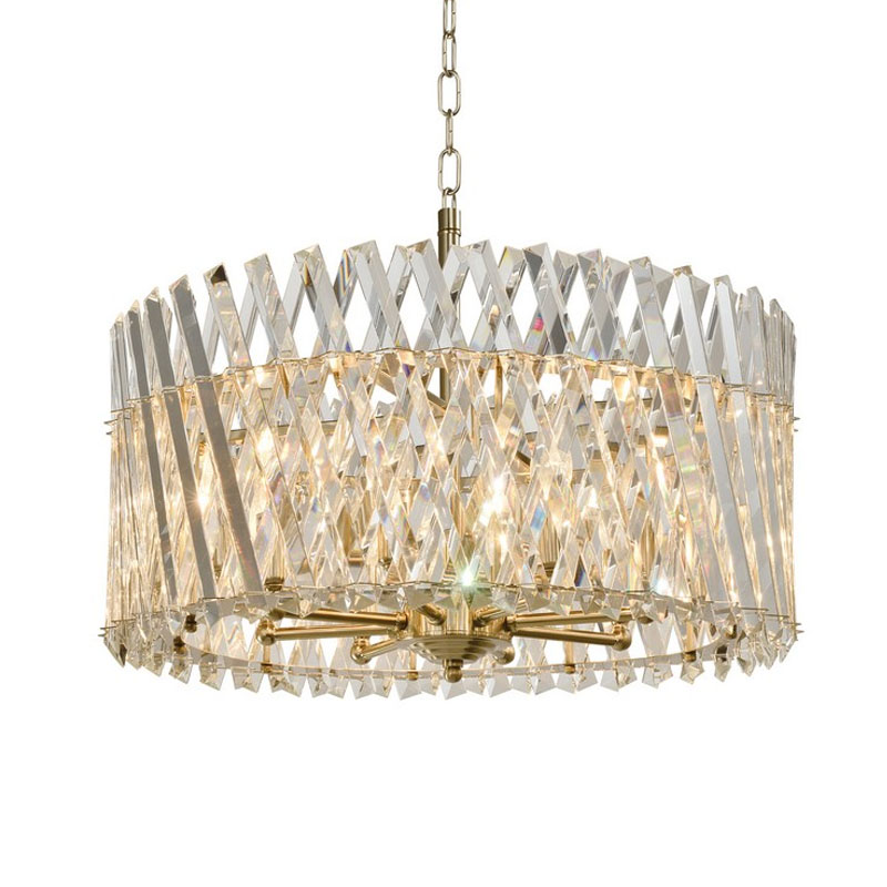 Люстра Durable Crystal Gold с Хрусталем Золотой Люстра Durable Crystal Gold с Хрусталем Золотой в Брянске | Loft Concept