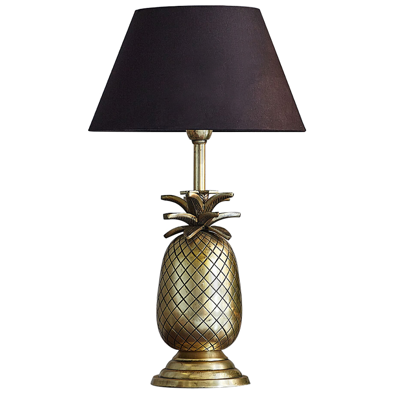 Настольная лампа Pineapple Lampshade Table Lamp Черный Латунь Настольная лампа Pineapple Lampshade Table Lamp Черный Латунь в Брянске | Loft Concept