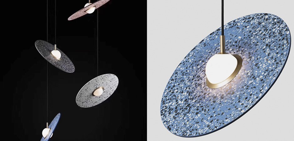 Подвесной светильник Stone Disc Haning Pendant Подвесной светильник Stone Disc Haning Pendant - Loft-Concept в Брянске