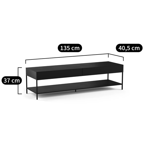 ТВ-тумба из металла с 2-мя ящиками Kelsey Metal TV Stand ТВ-тумба из металла с 2-мя ящиками Kelsey Metal TV Stand в Брянске