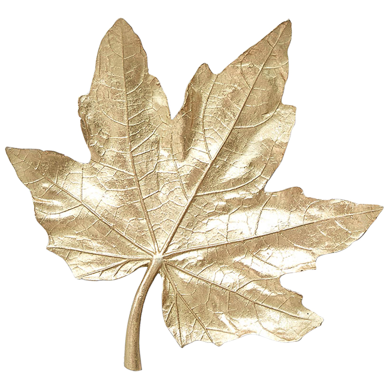 Аксессуар на стену Кленовый Лист Maple Leaf Золотой Аксессуар на стену Кленовый Лист Maple Leaf Золотой в Брянске | Loft Concept