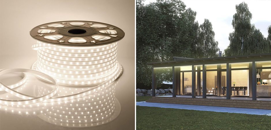 Комплект светодиодной ленты 6W/m 60LED/m 2835SMD теплый белый 5M Комплект светодиодной ленты 6W/m 60LED/m 2835SMD теплый белый 5M - Loft-Concept в Брянске