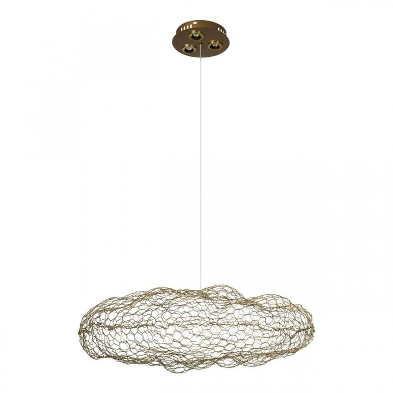 Светодиодная Люстра Золотая Сеть LED Cloud Gold Золотой Светодиодная Люстра Золотая Сеть LED Cloud Gold Золотой в Брянске | Loft Concept