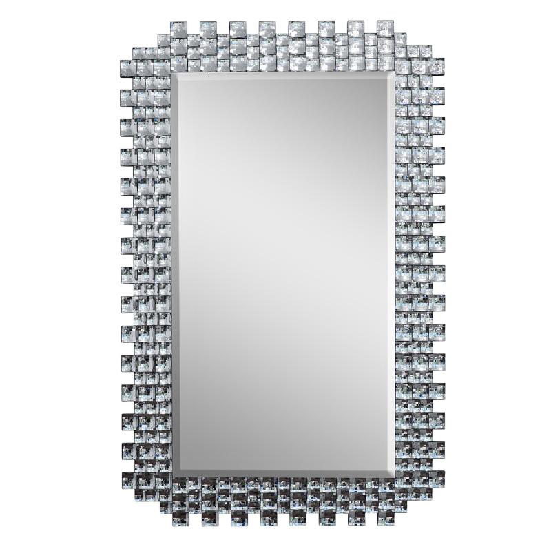 Зеркало Lasre Glitter Squares Mirror Зеркало Lasre Glitter Squares Mirror в Брянске | Loft Concept