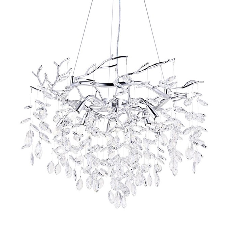 Люстра Floes Silver Хрустальная Серебряный Люстра Floes Silver Хрустальная Серебряный в Брянске | Loft Concept