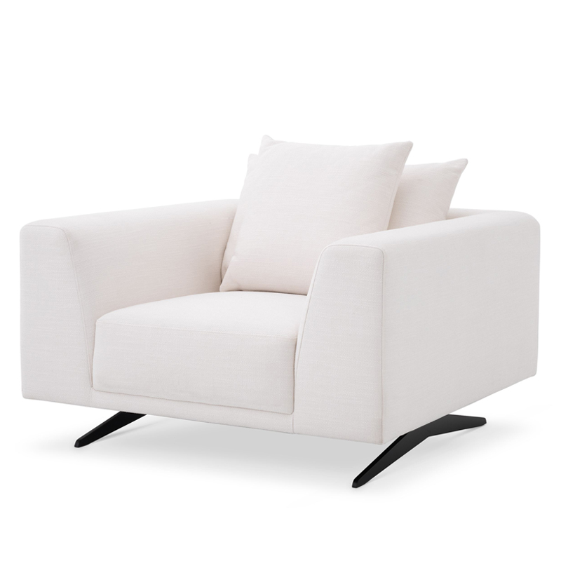 Кресло Eichholtz Chair Endless white Белый Темная бронза Кресло Eichholtz Chair Endless white Белый Темная бронза в Брянске | Loft Concept