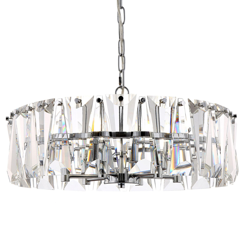 Люстра Ruby Crystal Chandelier Chrome 53 Хром Прозрачное Стекло Люстра Ruby Crystal Chandelier Chrome 53 Хром Прозрачное Стекло в Брянске | Loft Concept