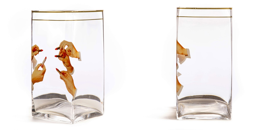 Ваза Glass vase big Lipstick Ваза Glass vase big Lipstick - Loft-Concept в Брянске