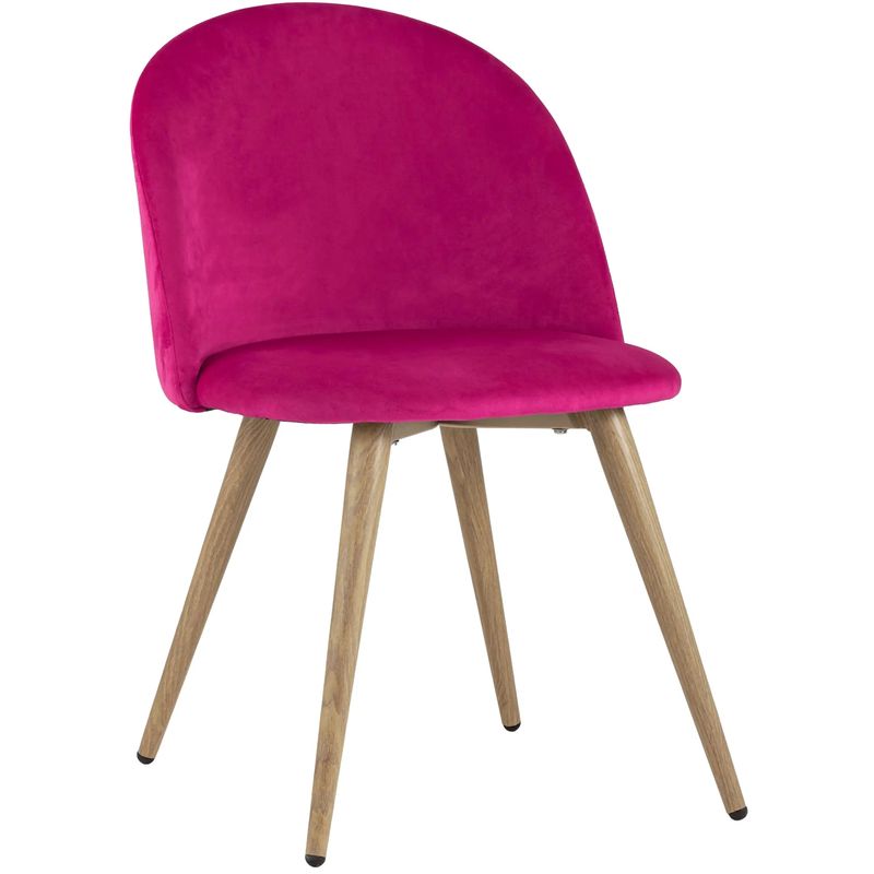 Стул Miruna Chair II Велюр Фуксия Фуксия Древесина Стул Miruna Chair II Велюр Фуксия Фуксия Древесина в Брянске | Loft Concept