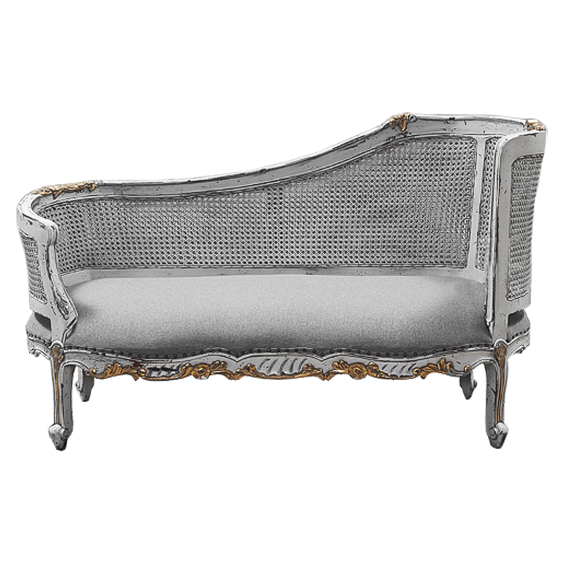 Кушетка Maria Antoinette Side Sofa Gray Серый в Брянске | Loft Concept 