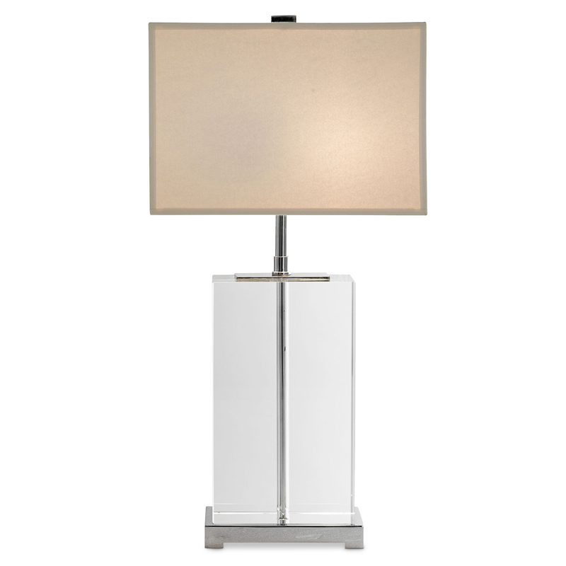 Настольная лампа Eichholtz Table Lamp Bridgefield Прозрачный Белый Настольная лампа Eichholtz Table Lamp Bridgefield Прозрачный Белый в Брянске | Loft Concept
