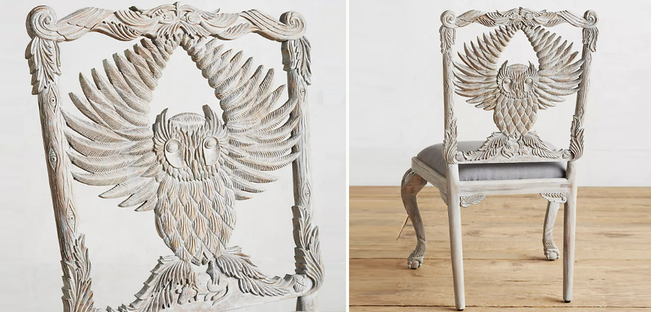 Стул Handcarved Menagerie Owl Dining Chair Стул Handcarved Menagerie Owl Dining Chair - Loft-Concept в Брянске