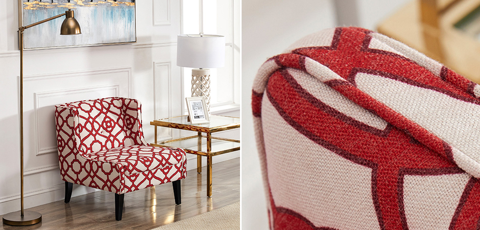 Кресло Red and White Ornament Кресло Red and White Ornament - Loft-Concept в Брянске