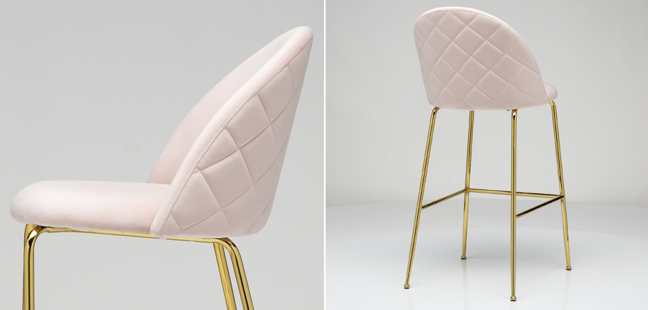 Барный стул Vendramin Bar Stool pink Барный стул Vendramin Bar Stool pink - Loft-Concept в Брянске