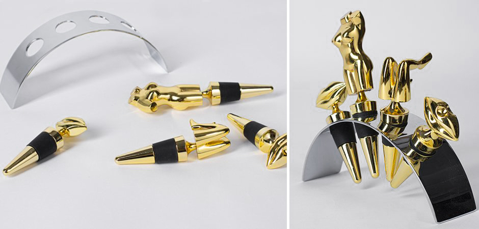 Набор пробок для бутылок ACOLYTE WINE STOPPER - Loft-Concept в Брянске