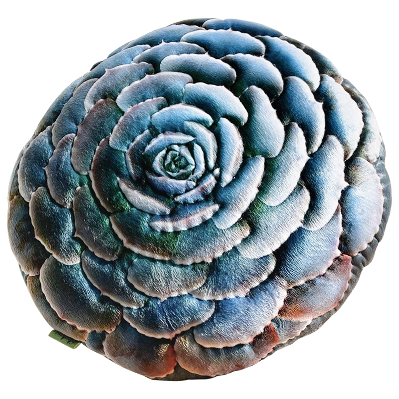 Декоративная подушка Botanical Cushion Succulentus Зеленый Зеленый шалфей Бирюзовый Декоративная подушка Botanical Cushion Succulentus Зеленый Зеленый шалфей Бирюзовый в Брянске | Loft Concept