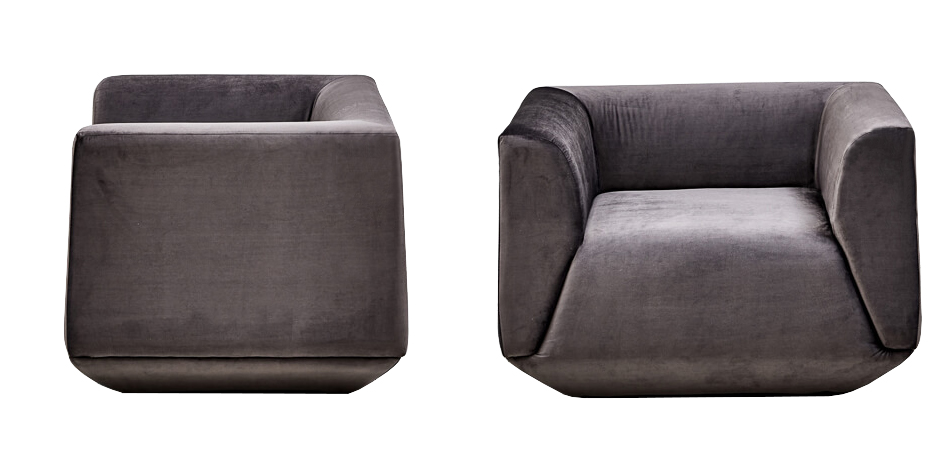 Armchair Cube Gray Lilac Большое Кресло Куб Armchair Cube Gray Lilac Большое Кресло Куб - Loft-Concept в Брянске