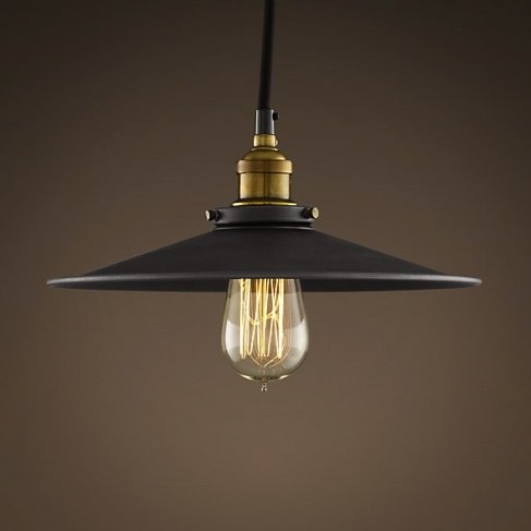 Подвесной светильник Loft Cone Pendant 30 Черный Подвесной светильник Loft Cone Pendant 30 Черный в Брянске | Loft Concept