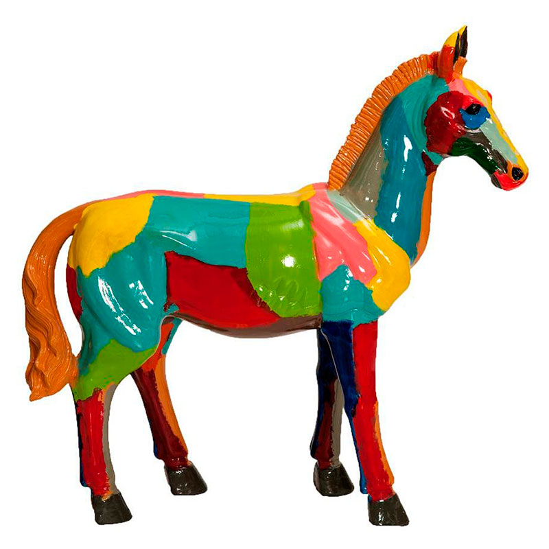 Фигурка керамика лошадь разноцветная Colored Horse Мульти Фигурка керамика лошадь разноцветная Colored Horse Мульти в Брянске | Loft Concept
