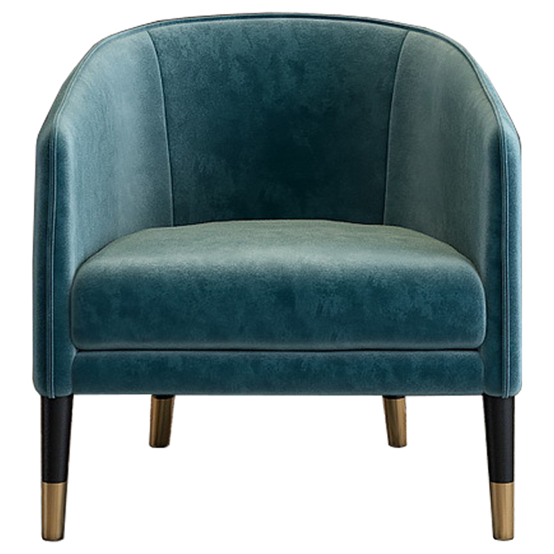 Кресло Elliott Chair Бирюзовый Черный Кресло Elliott Chair Бирюзовый Черный в Брянске | Loft Concept