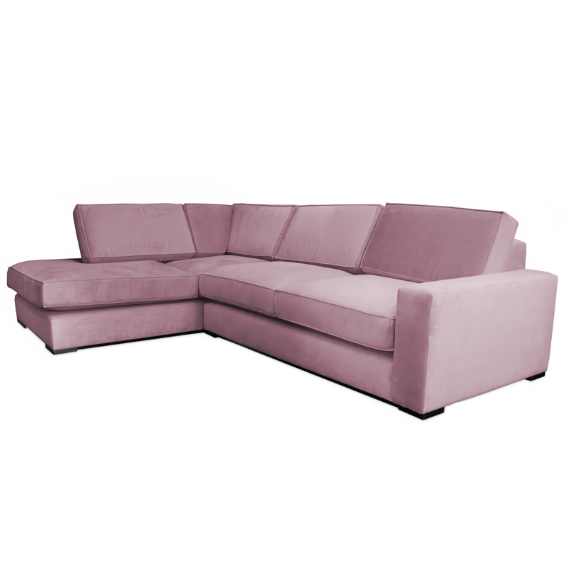 Диван угловой Lombardi Sofa вялая роза Дымчатая Роза Диван угловой Lombardi Sofa вялая роза Дымчатая Роза в Брянске | Loft Concept