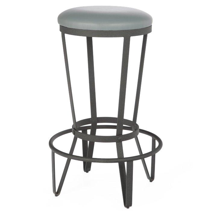 Барный стул Loft Gray Spider Серый Черный матовый Барный стул Loft Gray Spider Серый Черный матовый в Брянске | Loft Concept