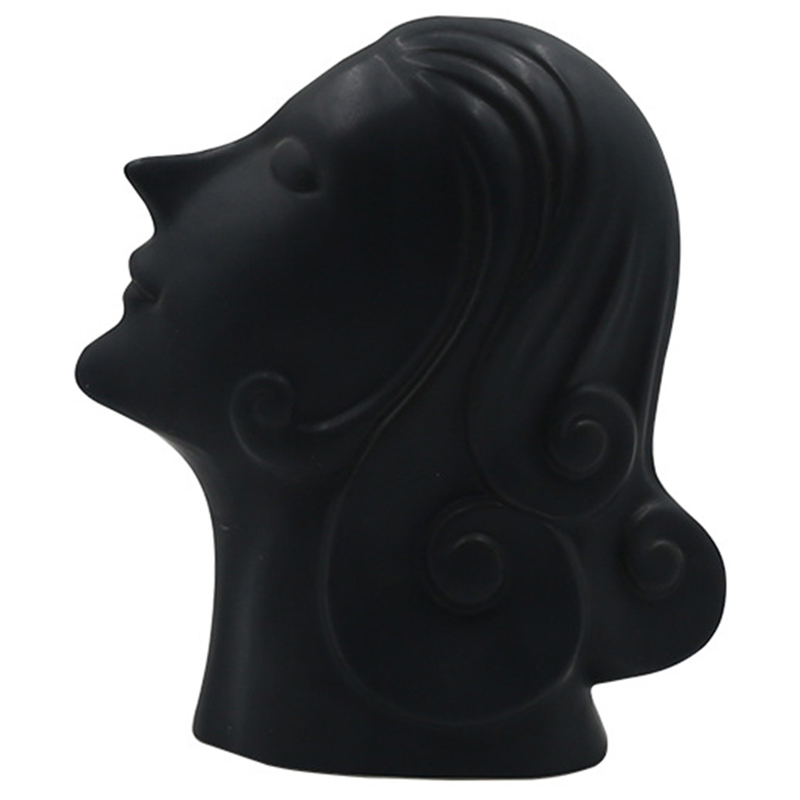 Статуэтка Side Profile Black Statuette Черный Статуэтка Side Profile Black Statuette Черный в Брянске | Loft Concept
