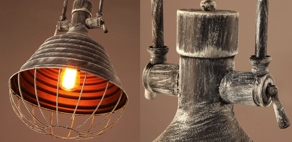 Подвесной светильник Retrika Grey Pendant Подвесной светильник Retrika Grey Pendant - Loft-Concept в Брянске