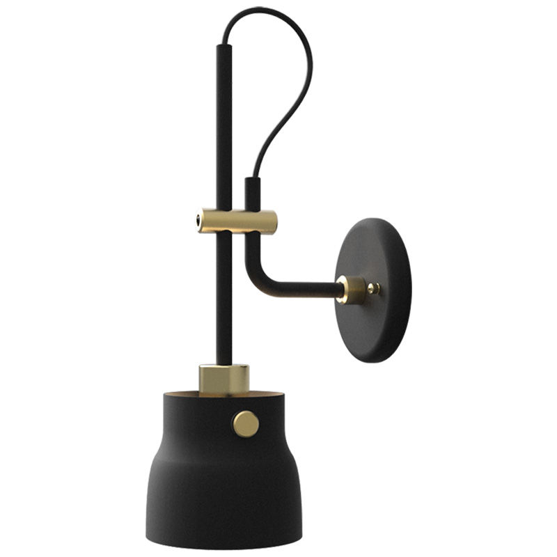 Бра RAM PLASENCIA Wall Lamp Черный Латунь в Брянске | Loft Concept 