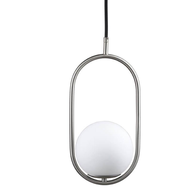 Подвесной светильник B.LUX C Ball oval nickel Белый Никель Подвесной светильник B.LUX C Ball oval nickel Белый Никель в Брянске | Loft Concept