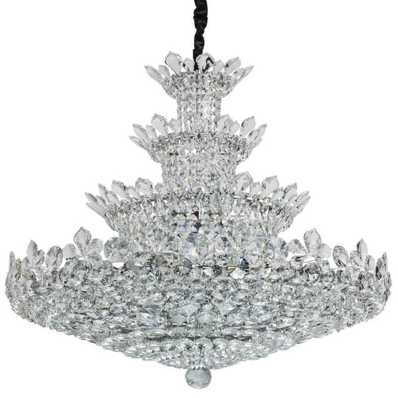 Люстра Griselda Crystal Chandelier 100 Хром Прозрачный Люстра Griselda Crystal Chandelier 100 Хром Прозрачный в Брянске | Loft Concept