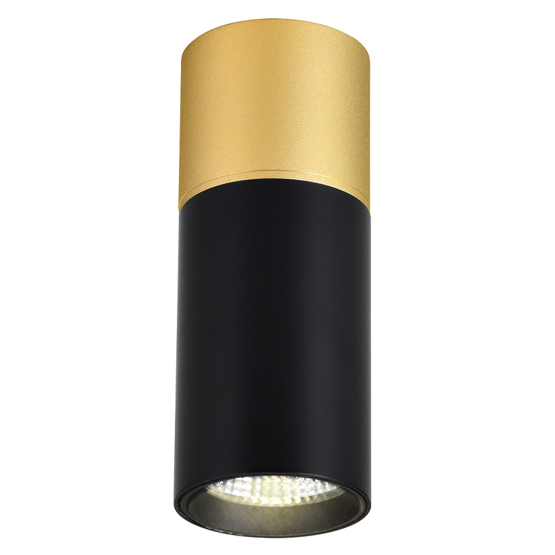 Накладной светодиодный спот Delightfull Black&Gold Золотой Черный Накладной светодиодный спот Delightfull Black&Gold Золотой Черный в Брянске | Loft Concept