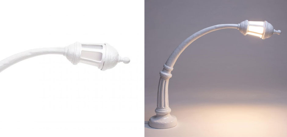 Настольная лампа Seletti Street Lamp White Настольная лампа Seletti Street Lamp White - Loft-Concept в Брянске