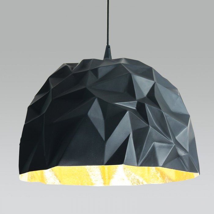 Люстра Rock Suspension Lamp Черный Белый Золотой Люстра Rock Suspension Lamp Черный Белый Золотой в Брянске | Loft Concept